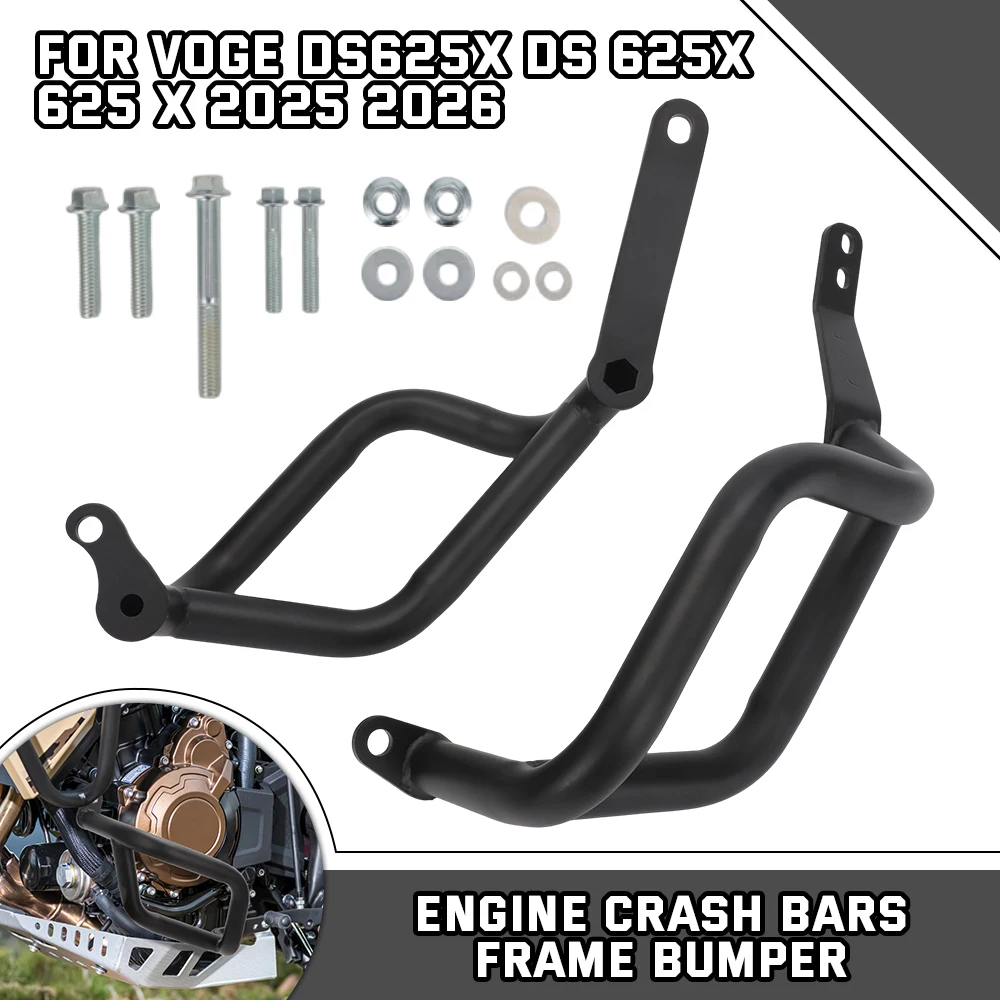 Barras anticaída Voge 625 DSX: protege el motor sin dramas