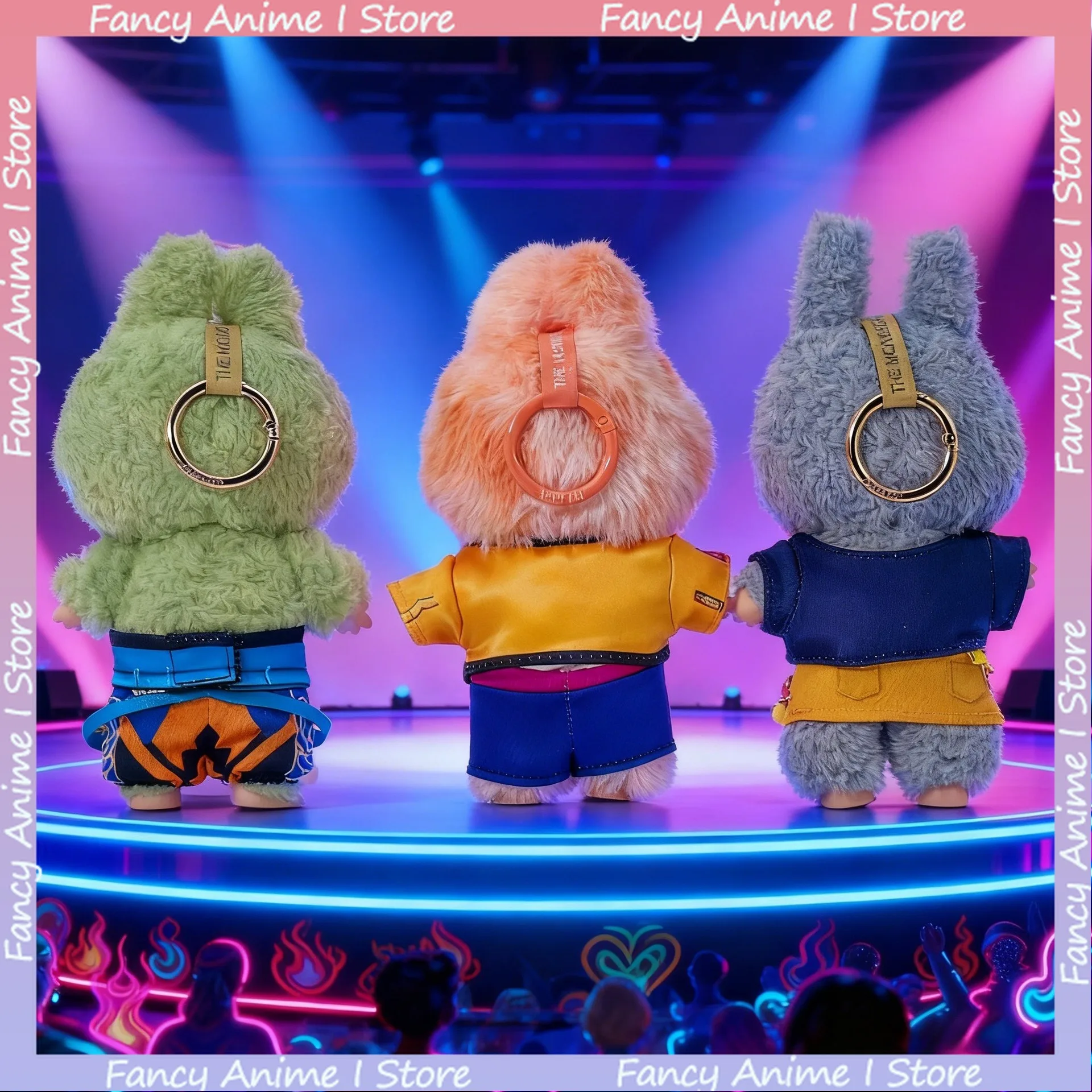 K-Pop شيطان الصيادين ملابس دمى ل 17 سنتيمتر Labubu الكرتون رومي زوي ميرا المعبود زي مجموعة صغيرة أفخم دمية الملابس والاكسسوارات