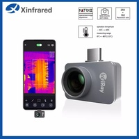 InfiRay P2 Pro Mobile Phone Infrared Thermal Imager Thermal Camera PCB Circuit Industrial Test Floor Heating Pipe Temperature