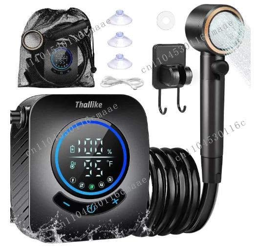 nouvelle-douche-portable-rechargeable-8000-mah-avec-eponge-de-bain-pour-le-camping-en-plein-air-les-voyages-et-le-lavage-de-voiture