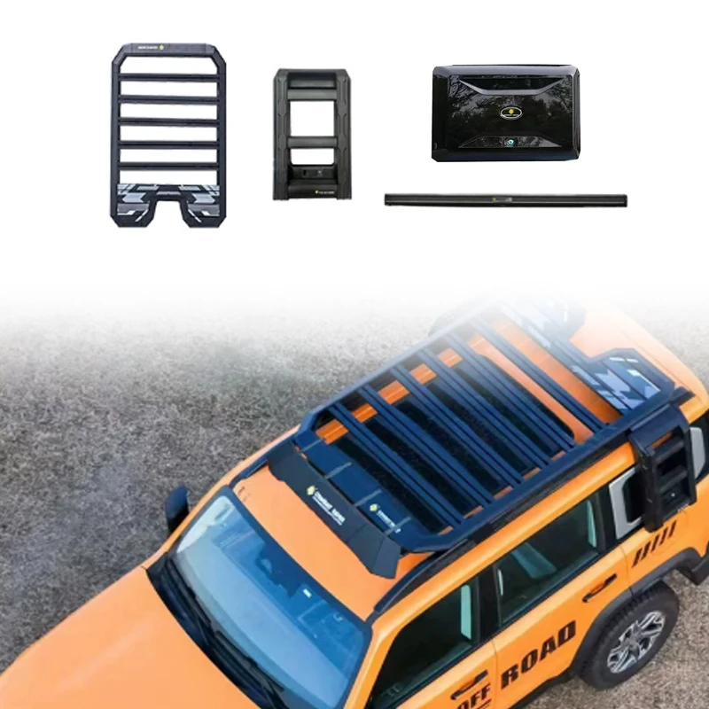 High Quality Aluminum Alloy Roof Rack Side Ladder Side Bag Side Tent for BAIC BJ40 Accessories