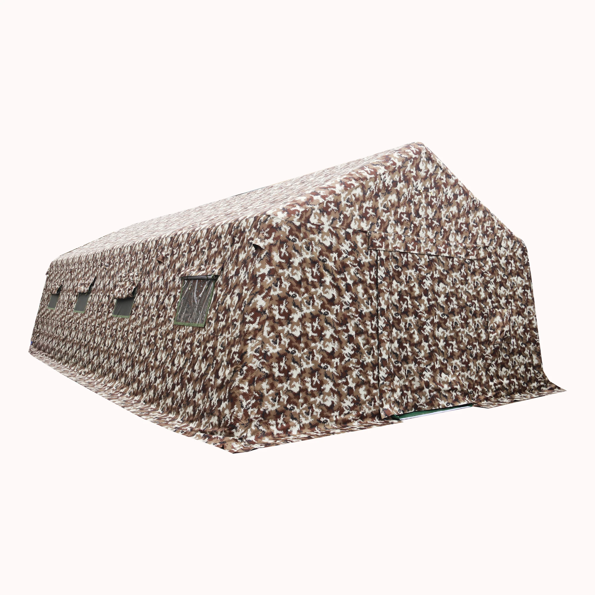 

Waterproof Outdoor Emergency Camouflage Tent One Bedroom Structure Made Of Oxford Polyester Fabric