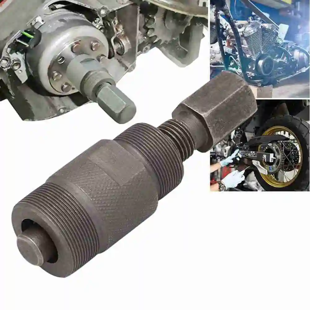 Engine Magneto Flywheel Puller Double-head Code Rotor Puller Multifunctional 24/27mm CG125 GY6 50 125CC Repair Tool