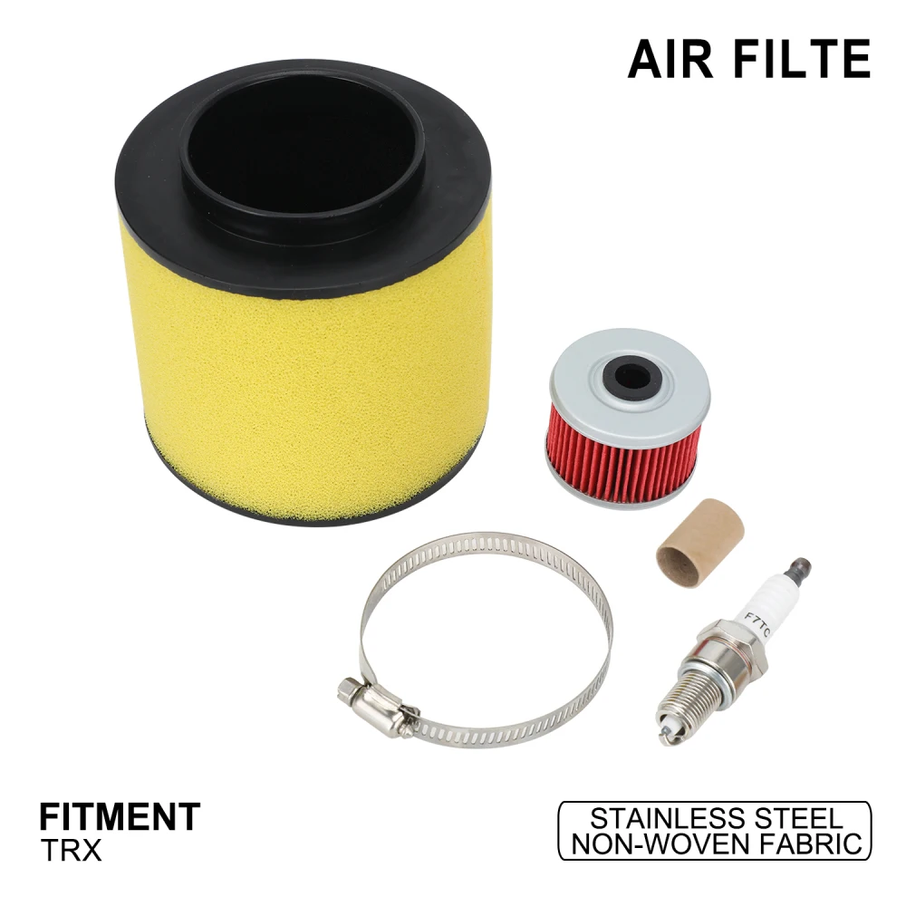 Motorcycle Air Filter Element Cleaner Fit For Honda Sportrax 400 TRX400EX 2x4 1999 2008 ATV TRX400X 2x4 2009 2015 TRX 400