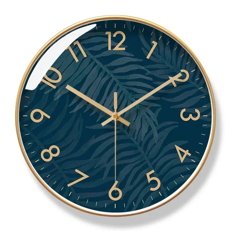 Simple Fresh Design Wall Clocks Light Luxury Fashion Nordic Clocks Silent Sweep Second Quartz Clock