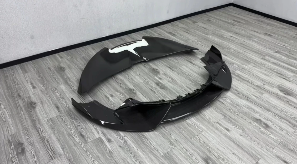 for Auto Parts for McLaren 720 Car Model 765LT Carbon Fiber Front Lip Spoiler Body Kit Upgraded to 765LT