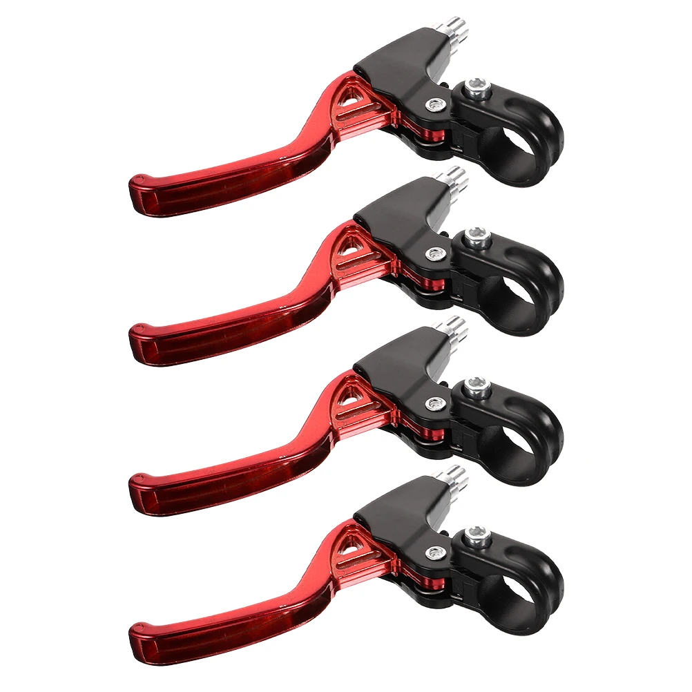 

4pcs Aluminum Alloy Brake Levers Lightweight Durable For Racing Folding Electric Mountain Bikes Universal Fit Bicycle