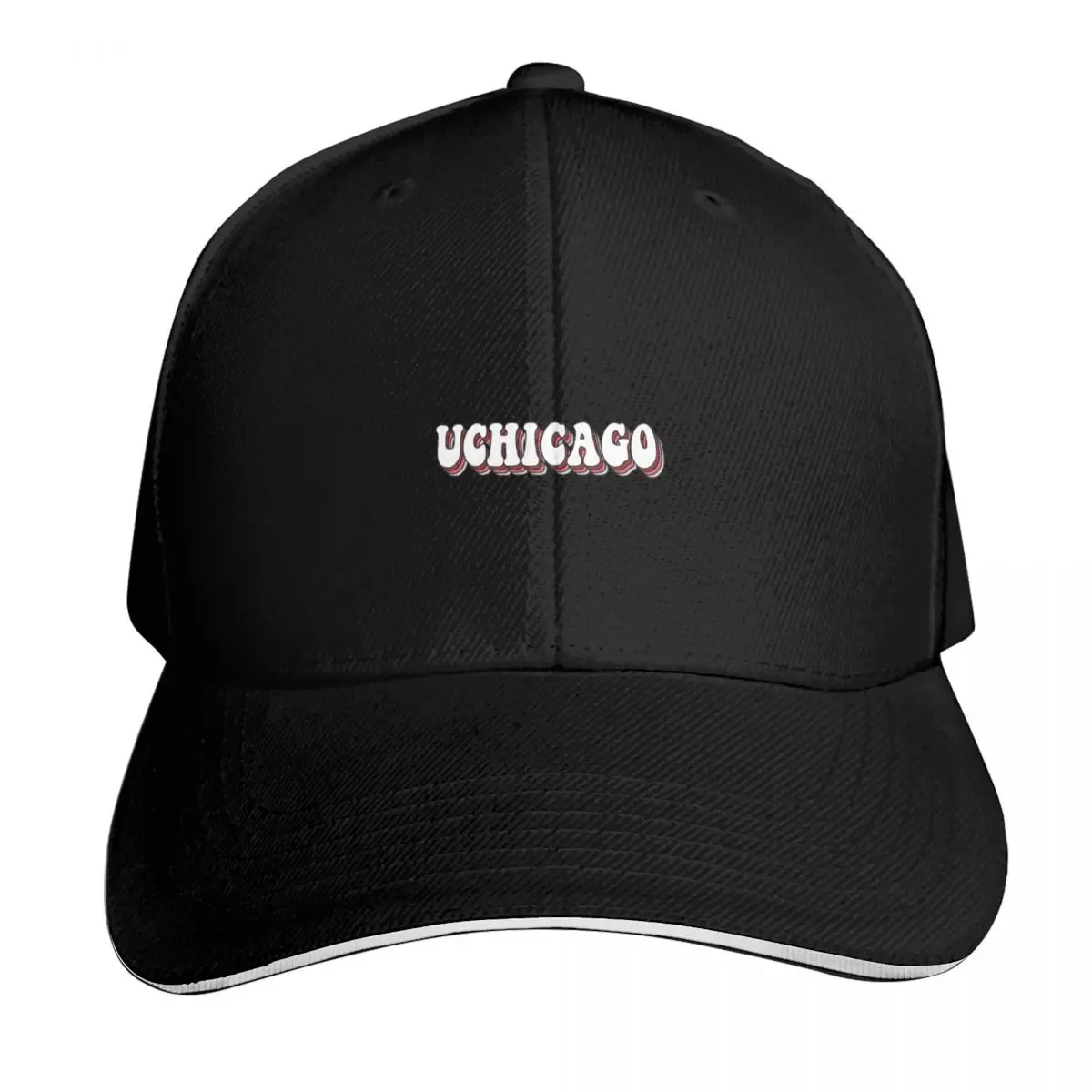University of Chicago UChicago Groovy Baseball Cap Lightweight Packable Gift for Him Her Casual Daily Wear