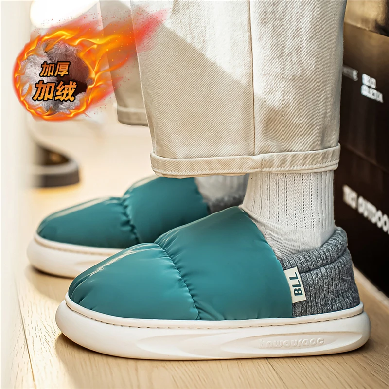 Men Plush Lined Retro High Top Work Ankle Boots Shock Absorb Non Slip Sole Warm Footwear For Autumn Winter Urban Daily Walking