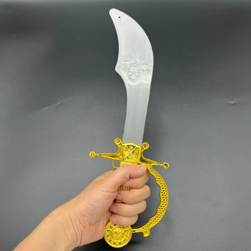 Cuchillo pirata de 32cm/12,6 pulgadas, modelo de Anime, accesorios de plástico, periféricos de Cosplay, juguete para exteriores de Halloween, adornos coleccionables, manualidades, regalo