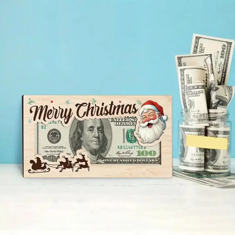 Christmas Money Holders Cute Santa Christmas Cash Holder Holiday Favors Christmas Money Holder Ornaments For Cash Checks Or Gift