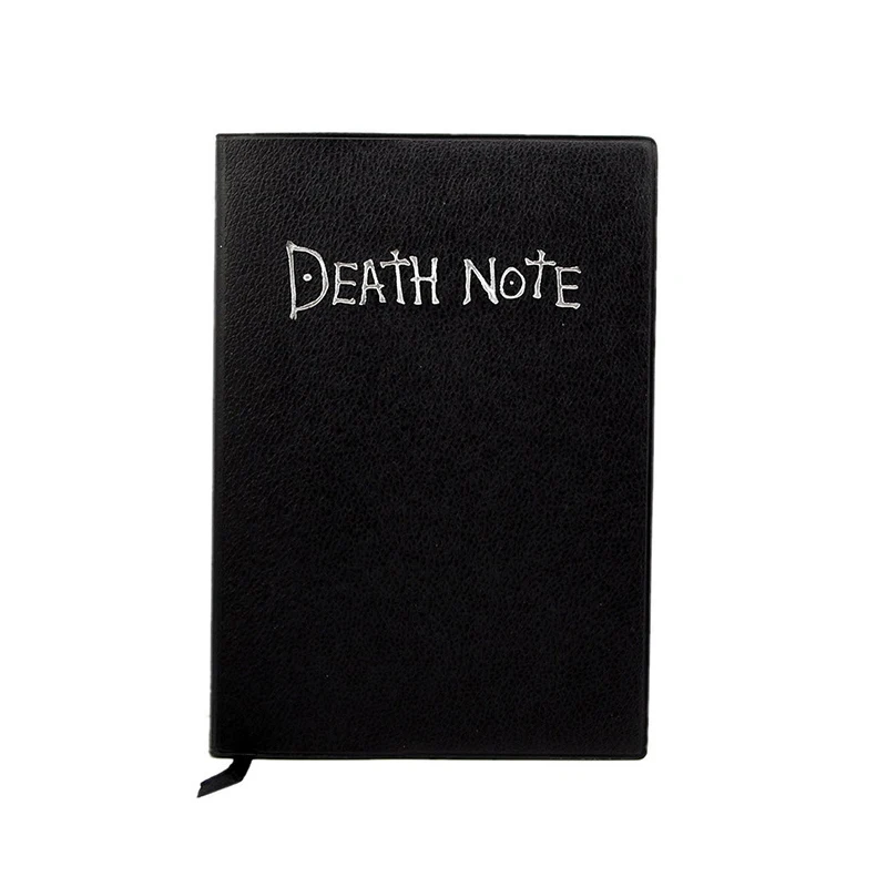 Anime Death Note Notebook Set Leather Journal and Feather Pen Animation Art Writing Journal Death Note Notepad