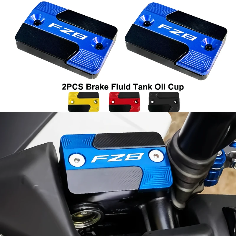 

Fit For YAMAHA FZ 8 FZ8 FAZER 2010 2011 2012 2013 2014 Motorcycle CNC Aluminum Front Brake Reservoir Fluid Tank Oil Cup Cover