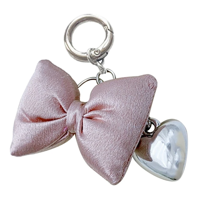 Stylish Keychain Pink Bowknot Pendant Keyring Accessory for Bags Backpacks Phone Dropship