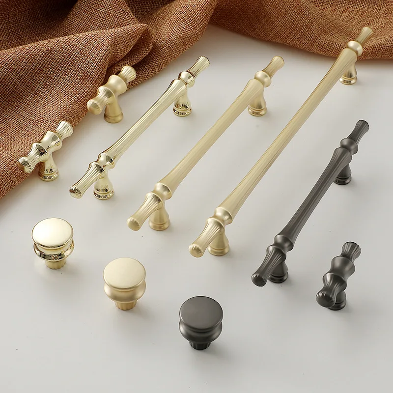 Nordic drawer and cupboard handles wine cabinet and shoe cabinet door knobs personalized single-hole knobs furniture hardware.