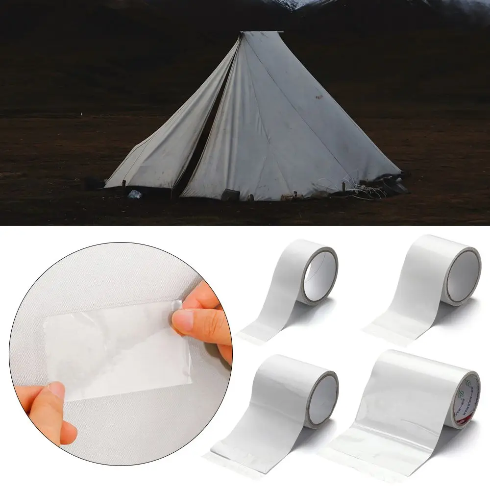 Invisible Tent Repair Tape Heavy Duty Strong Tape Adhesive Repair Patch Cover Sticker Patch Outdoor Camping Tent Accessories