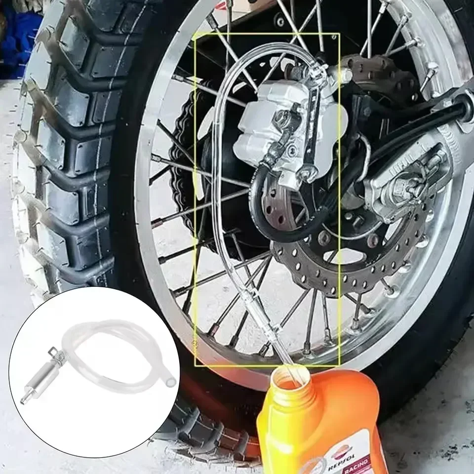 Auto Motorrad Kupplung Bremse Entlüfter Schlauch Kit Hydraulische Kupplung Einweg Ventil Rohr Blutungen Öl Ändern Pumpe Werkzeug Auto Brems Rohr
