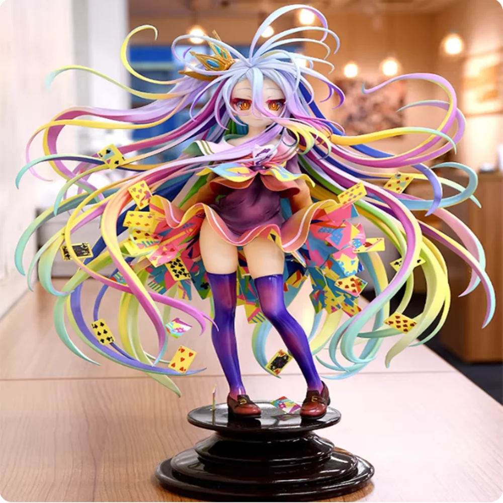 

No Game No Life Figure Shiro Figure Art Works Kamiya Yuu Collection Model Toy Pvc Action Figuine Anime Gift