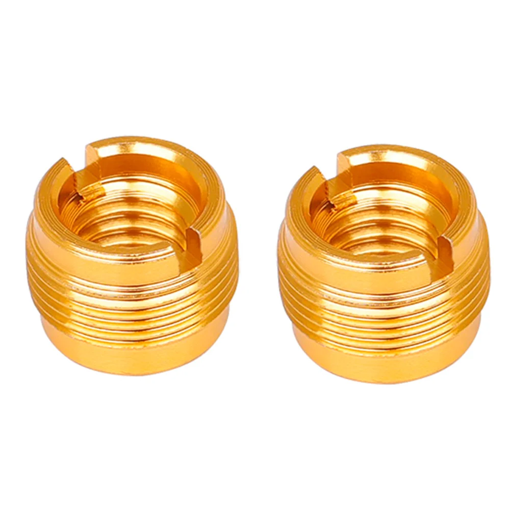 

2 Pcs 8 to 5 8 Inch Conversion Screw Mic Clip Adapter Stainless Microphone Thread Adapter Steel Durable Musical Instrument