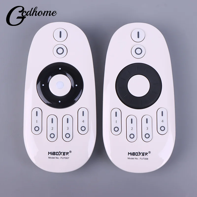 

FUT006 FUT007 2,4 ГГц 4-зонное вращающееся колесо/кнопка дистанционного управления сенсорным радиочастотным беспроводным пультом дистанционного управления CCT контроллер светодиодных лент