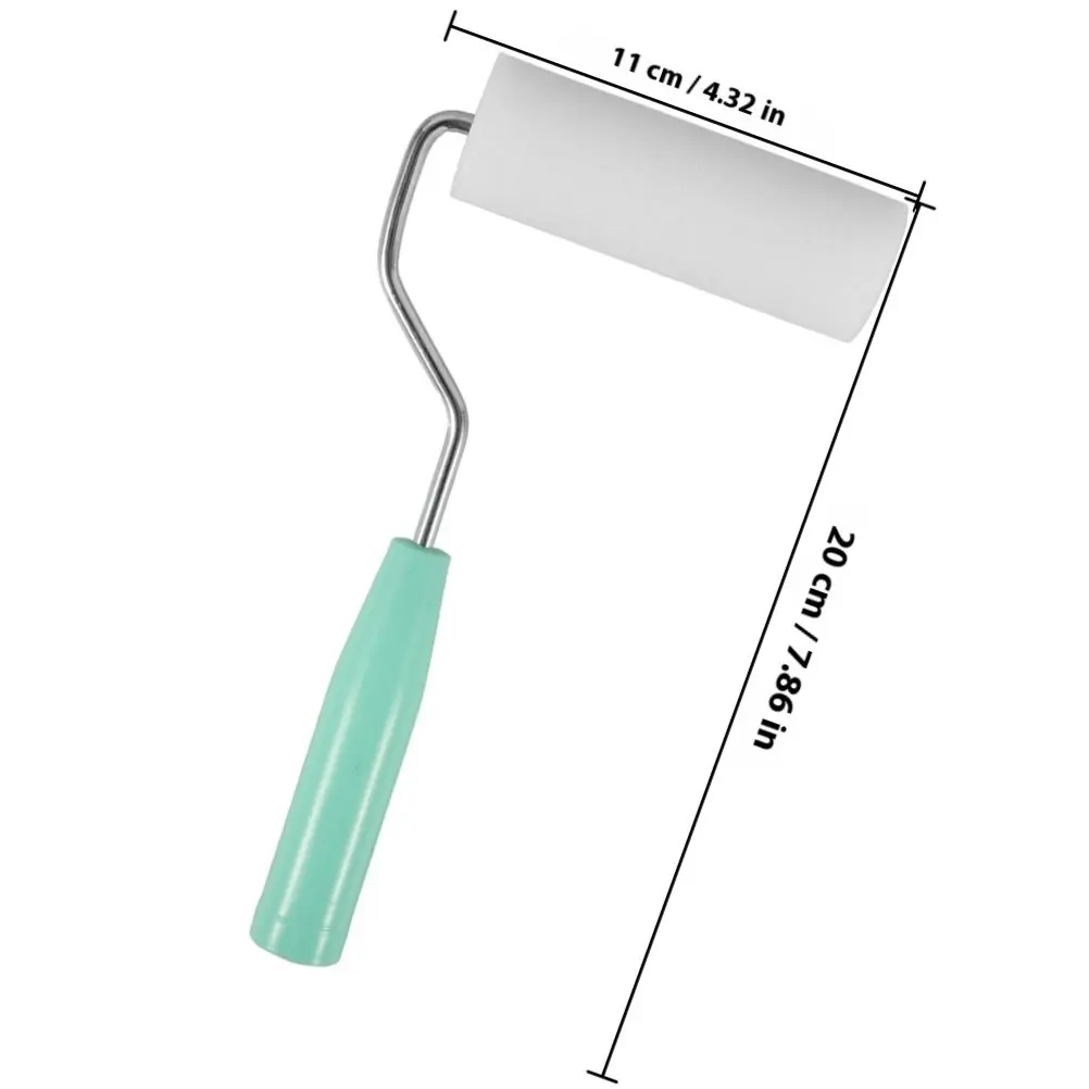 1Set Small Paint Roller Brush Compact Portable Painting Tool for Corners Walls Ceilings Latex Oil Based Paints Easy Clean