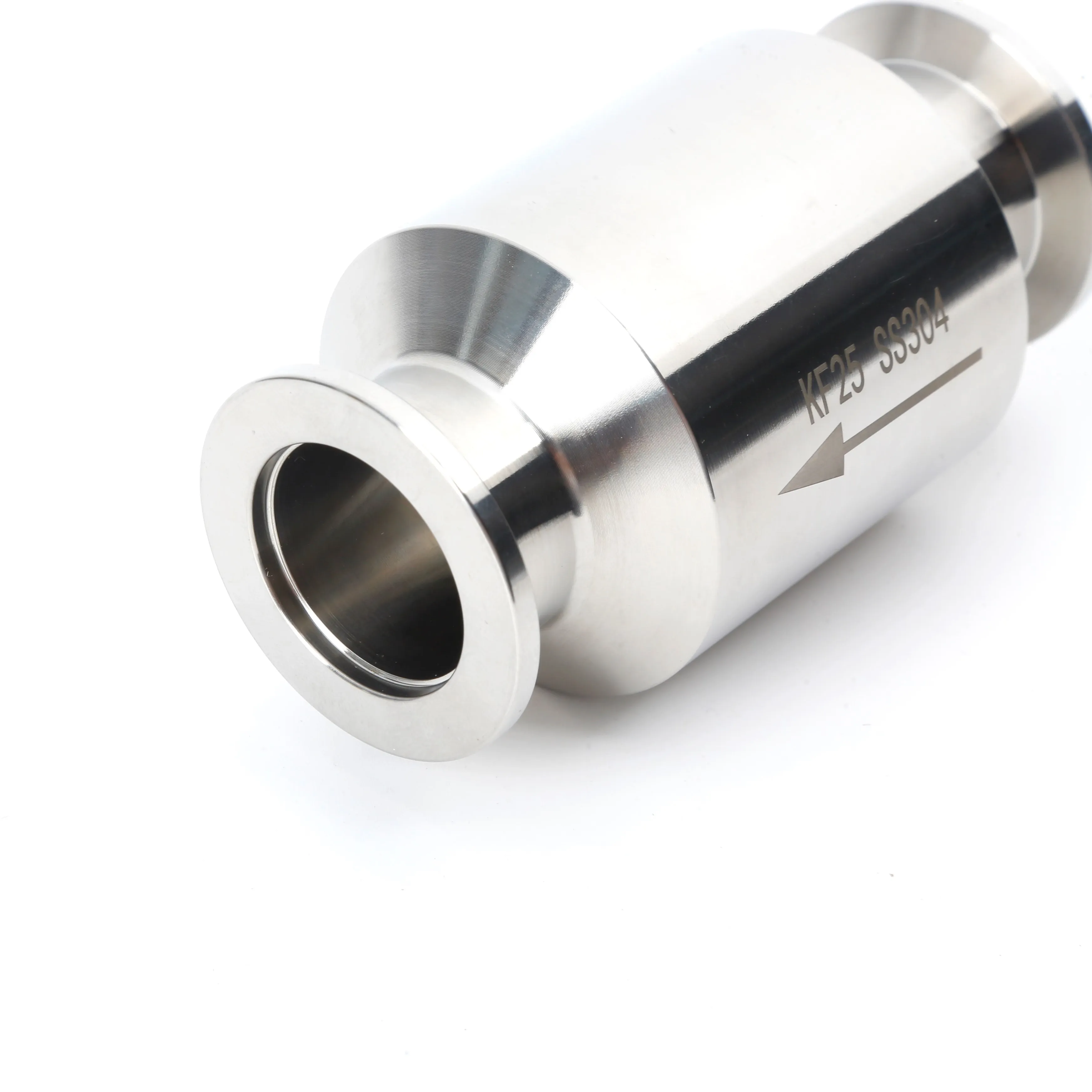 SS304 stainless steel vacuum Check valve with FKM non-return valve NW40 One way valves for vacuum pump KF16 KF25 KF40 KF50