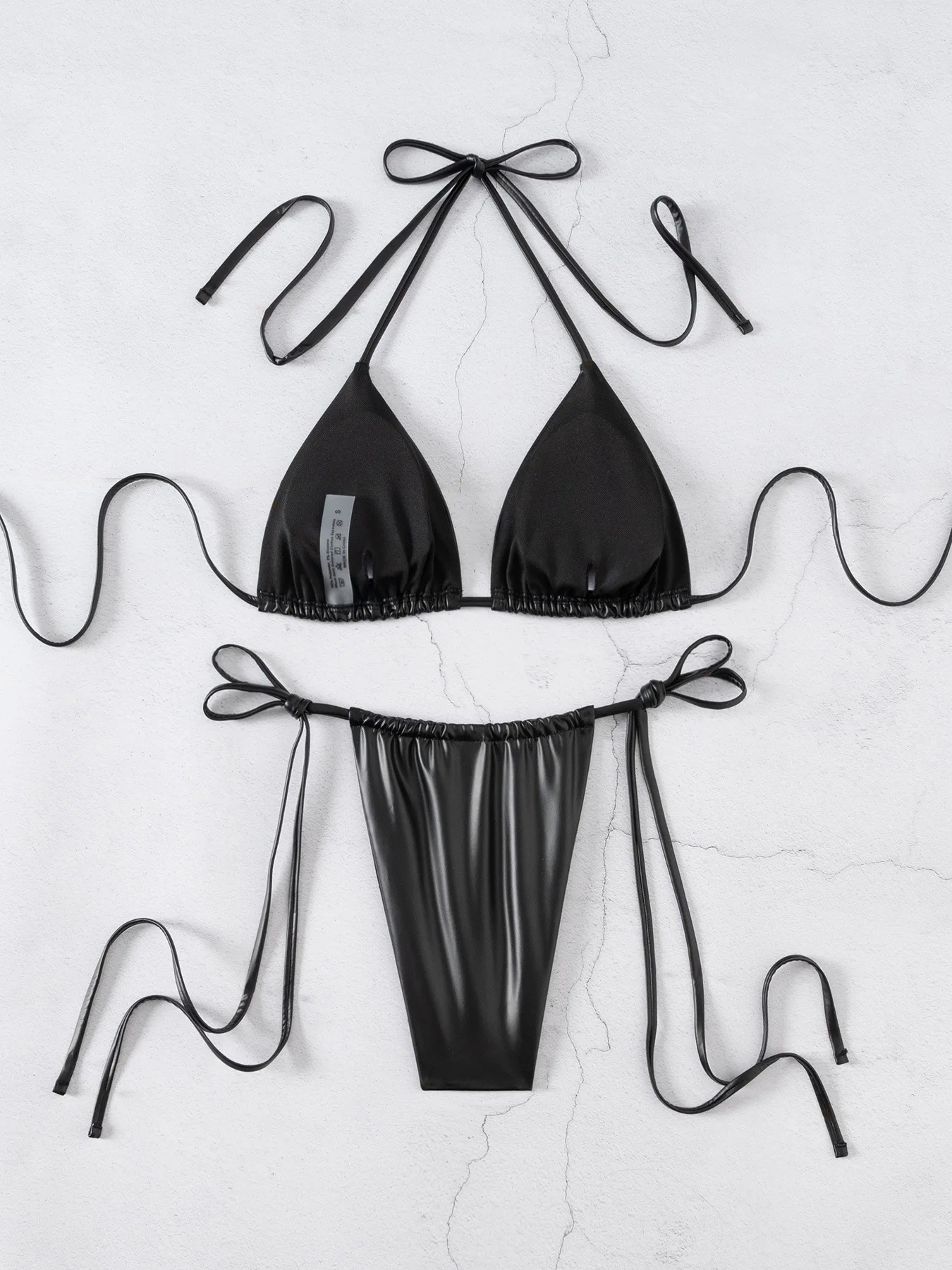 ฤดูร้อน 2025 ใหม่เซ็กซี่ชุดบิกินี่สีดําชุดว่ายน้ําบราซิลชุดว่ายน้ําผู้หญิงชุดว่ายน้ําชุดว่ายน้ํา Biquini