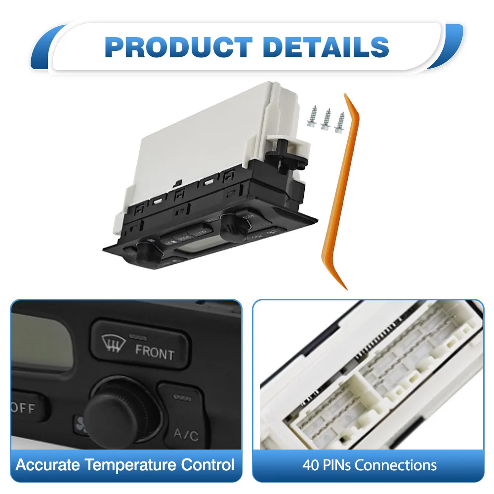 AC Heater Climate Control Panel Module 40 pins 5591035230 for Toyota 4Runner 1999-2002