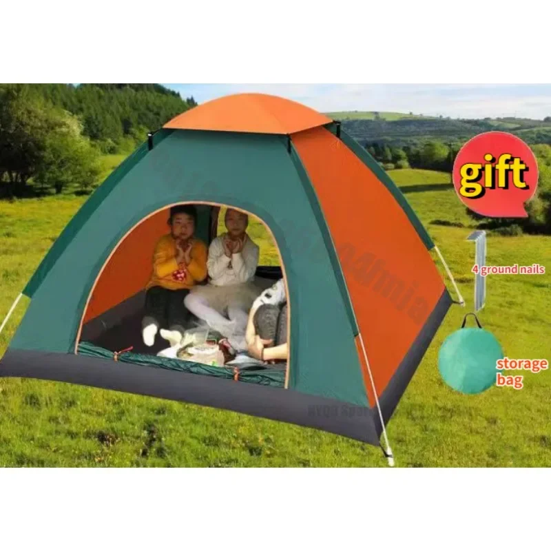 

Tent Outdoor Camping Fully Automatic Thickened 2-3 Person Beach Tent Camping Windproof Sunscreen Mosquito proof camping tent