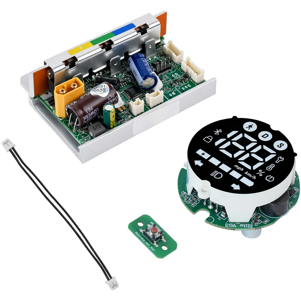 For xiaomi For elite Scooter Wireless Controller + Dashboard + Round Circuit Board + Panel Cover + Silicone Case Full Set