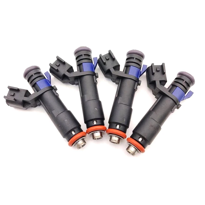 4Pcs Fuel Injector 25195226 H176G0G114 Accessories Parts For Buick Chevrolet 4-Hole Nozzle