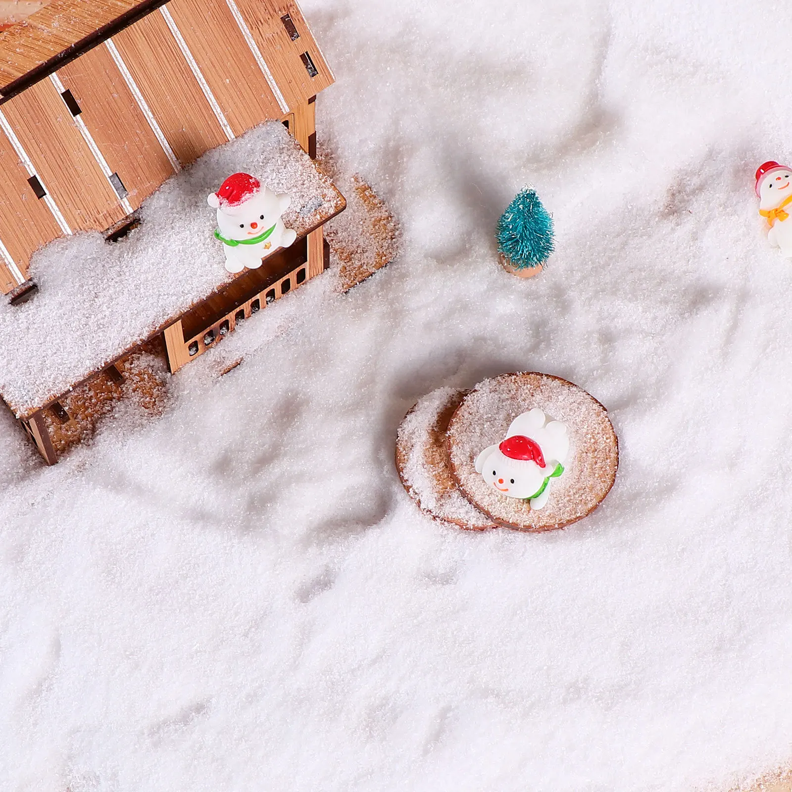 

500G Christmas Fake Snow Powder Premium Artificial Snow for Seasonal Decor Party Themed Events Window Display Craft Projects