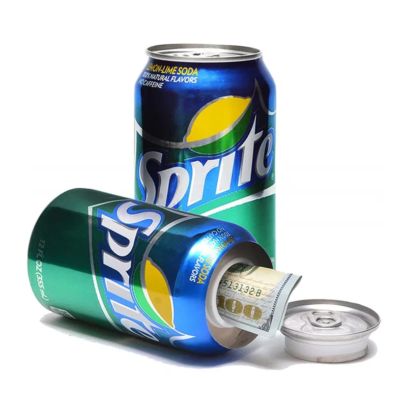1Pcs Private Spaarpot Cola Fanta Kan Fake Sight Secret Home Afleiding Stash Container Hiding Storage Compartiment Outdoor Gereedschap