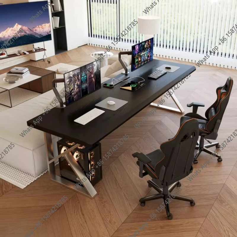 k Bauhaus black desk room offices office desks and workstations Computer desk Long double e sports table study table