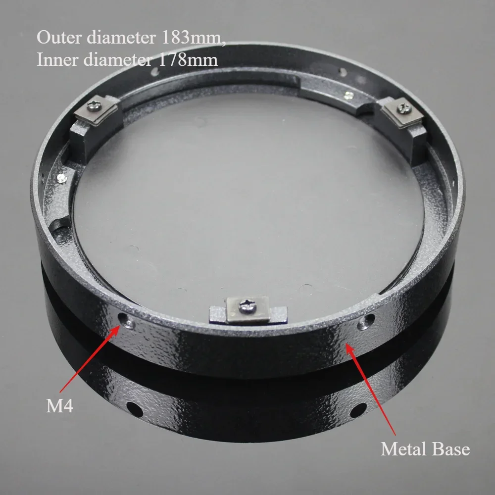 Support d'objectif de miroir principal en métal de 150 mm, base de montage de miroir secondaire de 35 mm, réflecteur pour télescope astronomique DIY