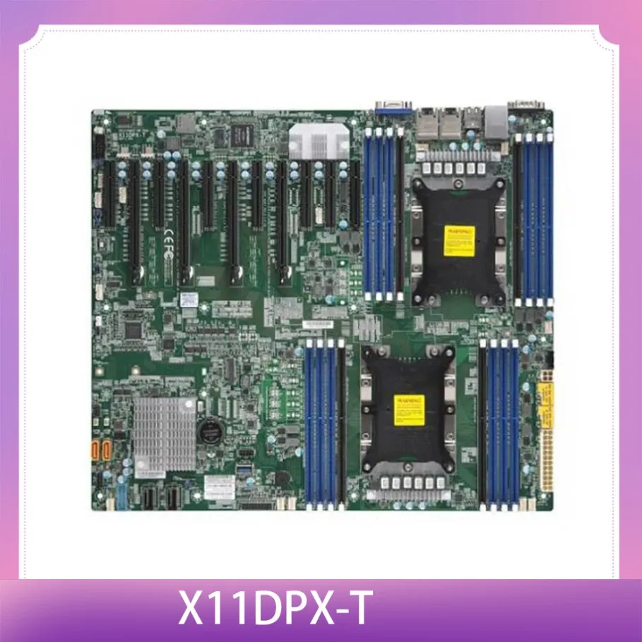 

Для двухсторонней серверной материнской платы Supermicro LGA-3647 C621 чип X11DPX-T