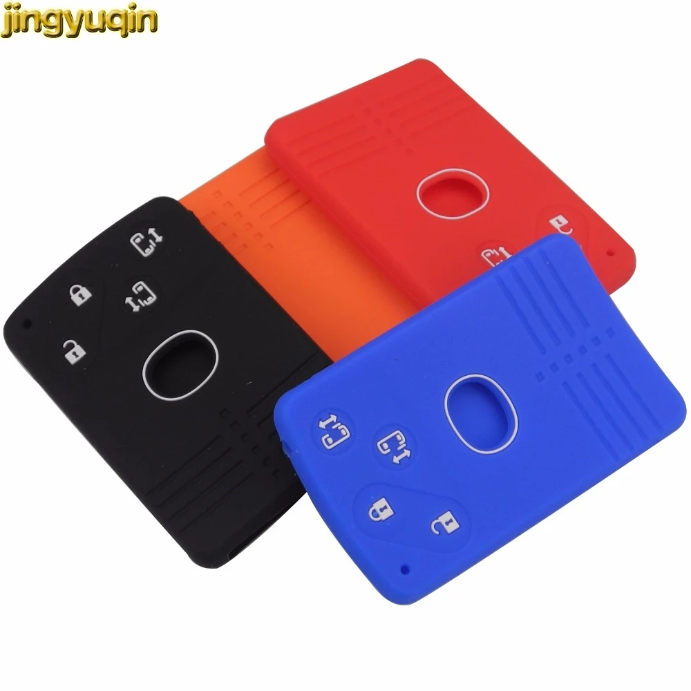 

Jingyuqin 4 Buttons Silicone Remote Car Key Case Cover Smart Key Car-styling For Mazda 5 6 8 M8 CX-7 CX-9