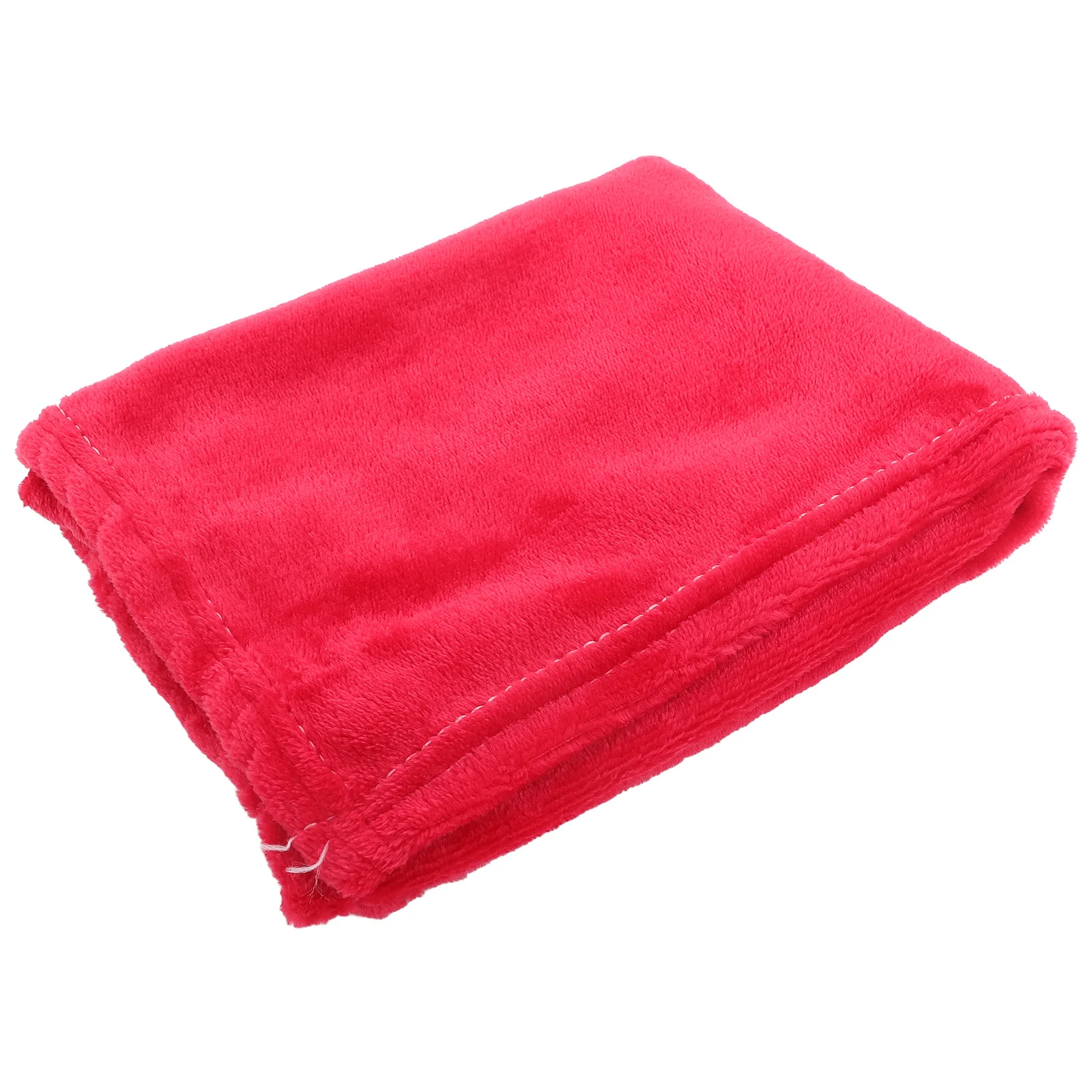 

Solid Color Pet Blanket Red Double Fleece Child Cat Blankets for Indoor Cats Warm Cozy Flannel Bedding Extra Soft Throw