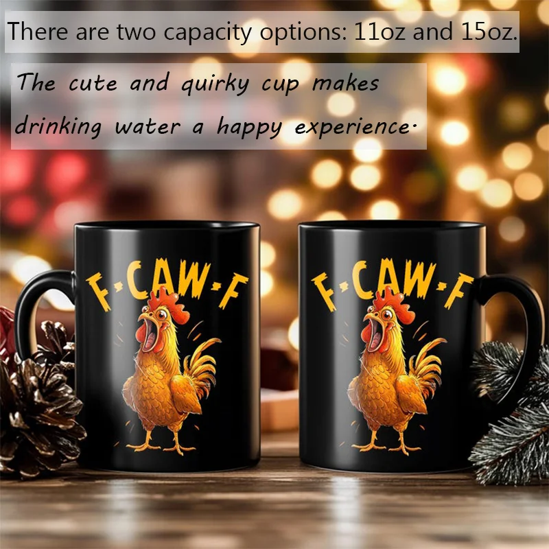 

Забавный петух, мем, кофейная кружка, индивидуальный узор, идеально подходит для ежедневного использования, подарок на День Благодарения, украшение дома