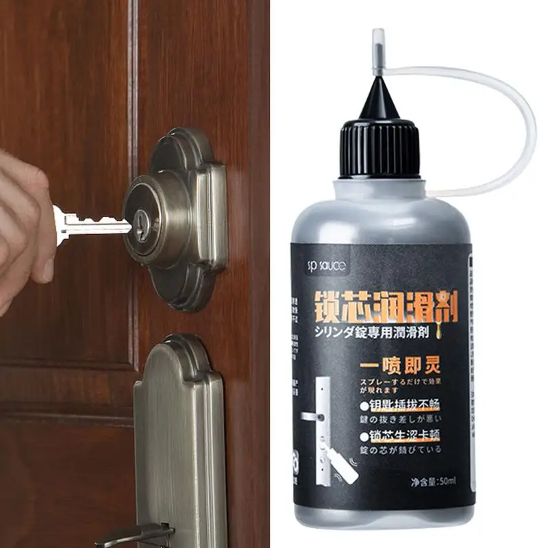 Lock Cylinder Lubricant Multi-Purpose Graphite Lubricant Lubricating Powder Great For Sliding Door Garage Door And Stuck Lock