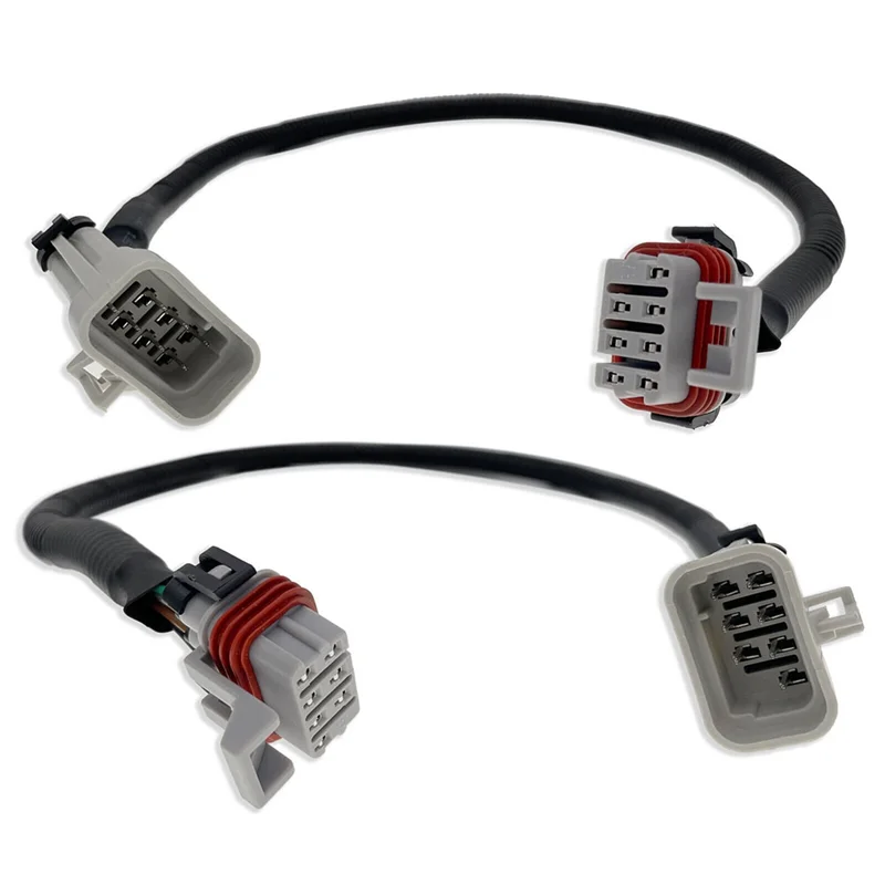 

4 PCS 24Inch Coil Extension Harness & Coil Harness Black ABS For LS1 LS6 LSX 12558948, D580, 16600-02, 23100-02
