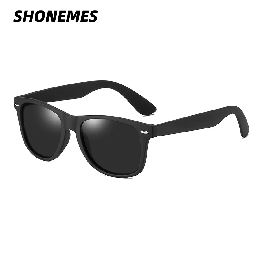 SHONEMES Classic Square Sunglasses Polarized Men Women Shades Outdoor Sports UV400 Driving Sun Glasses for Unisex