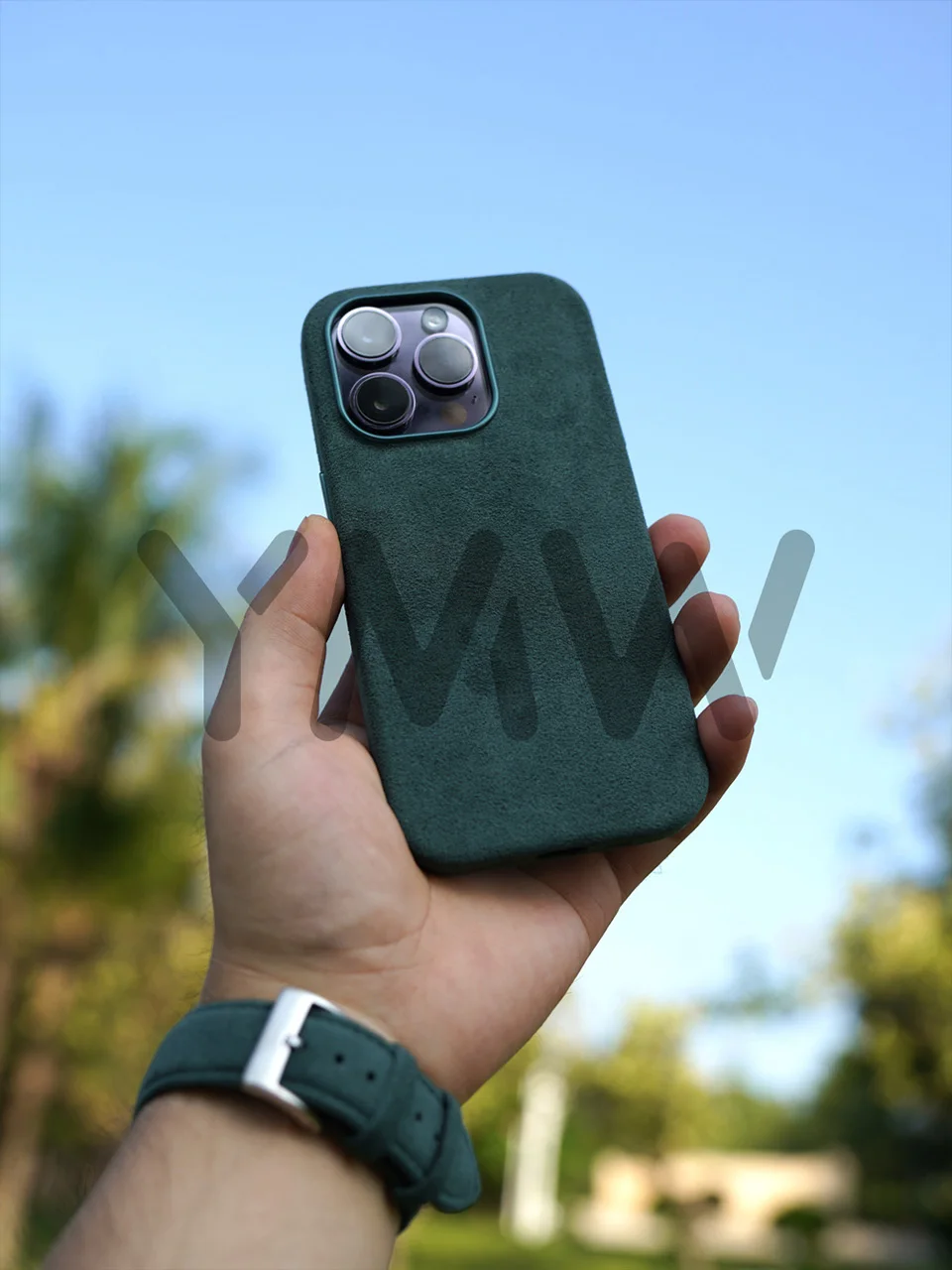 Full for Alcantara Case for iPhone 18 17 16 Pro Max 15 Compatible with MagSafe Luxury Suede Leather Supercar Phone Cases