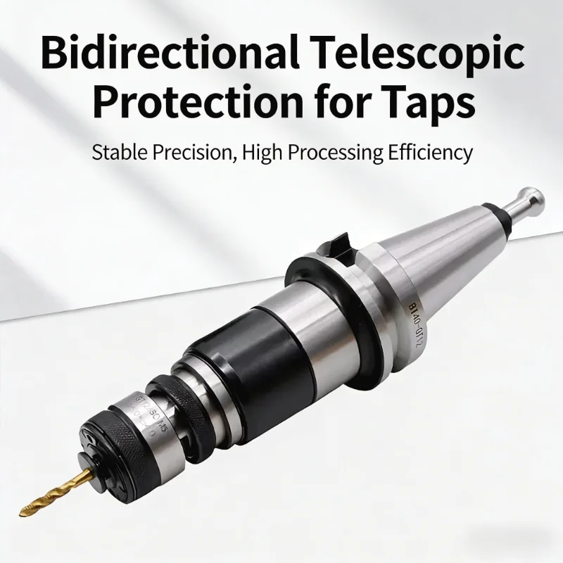 BT30 BT40 MT2/3 NT Serie Telescopic Tapping Tool Holder GT12 GT24 TC820 M2-M30 Tap Chuck Collet Overload Protection Tool Holder