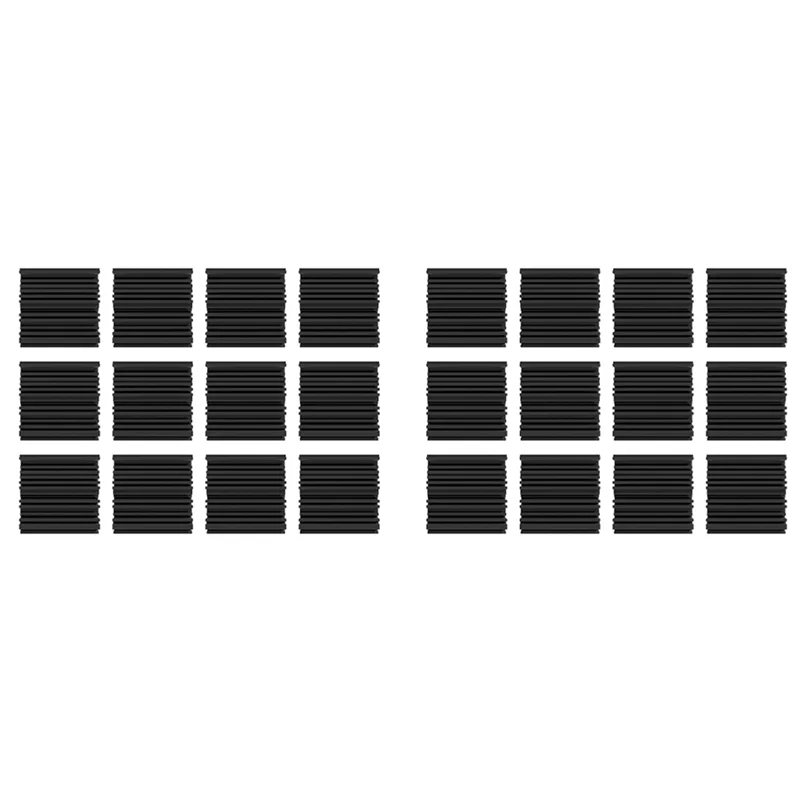 

ABRB-24 Pack Self-Adhesive Sound Proof Foam Panels, 12X12x2inch Acoustic Foam, High Resilience Sound Proofing Padding - Black