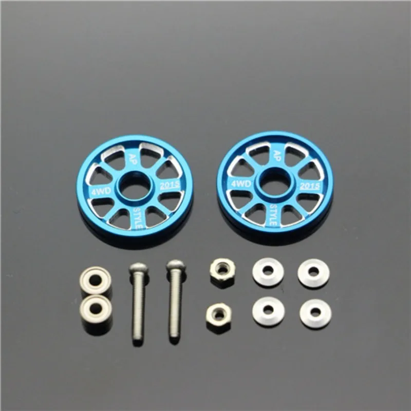 Homemade for Tamiya 4WD modified accessories 19mm new aluminum alloy fancy hollow guide wheel bearing guide wheel