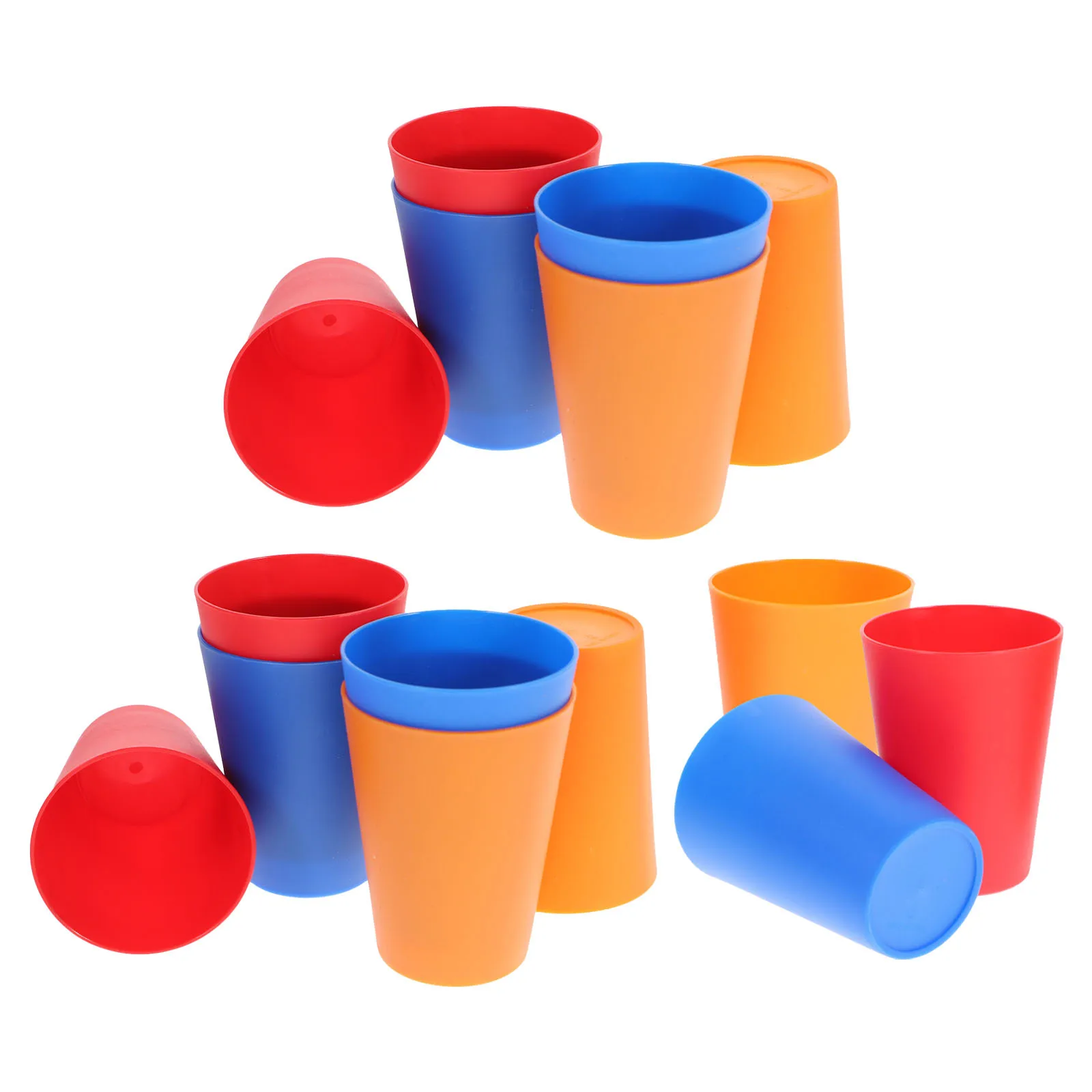 

15pcs Rainbow 101-200Ml Colorful Lightweight Reusable Drinking For Water Beer Wine Party Home Restaurant Use Plastic Party Cups