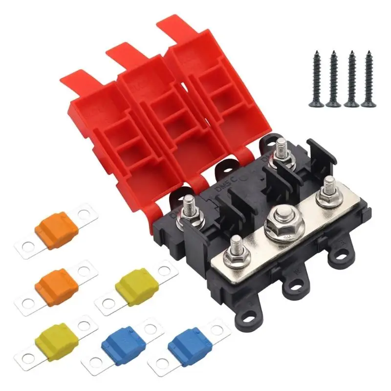 

02DE Strong Fuses Block 400A Total Capacity High Temp Silicone Cap Waterproof