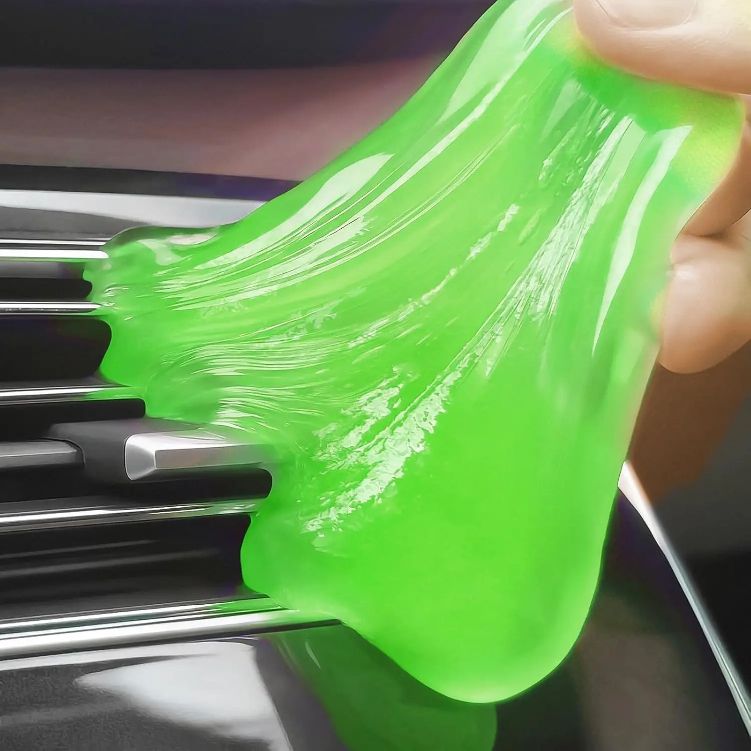 

4 Pack Reusable Car Interior Cleaning Gel Slime Putty for Keyboard Dashboard Vents Auto Detailing Tool