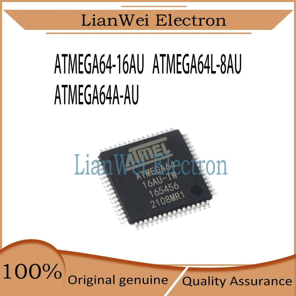 ATMEGA64-16AU ATMEGA64A-AU ATMEGA64L-8AU ATMEGA64 ATMEGA64A ATMEGA64L ATMEGA IC MCU Chipset TQFP-64